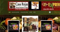 Desktop Screenshot of casarojasrestaurant.com